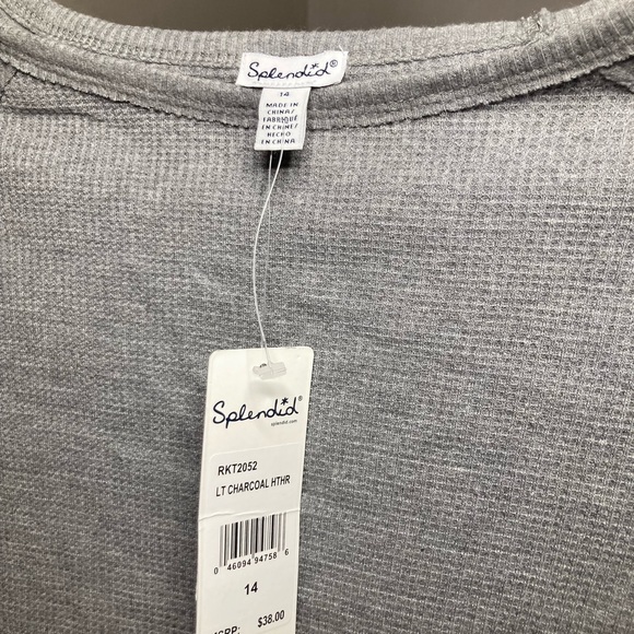 Splendid Girls Thermal top- Size 14 - Picture 3 of 4
